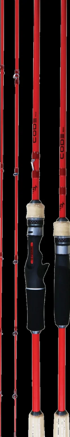 13 FISHING CODE RED CRC-602M BAITCAST ROD