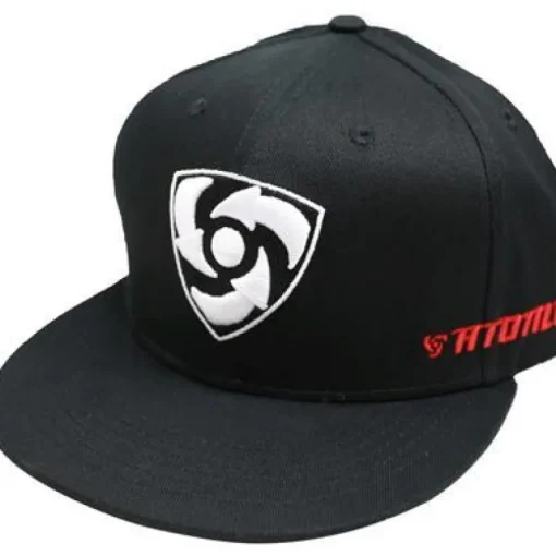 ATOMIC FLAT BRIM CAP - BLACK