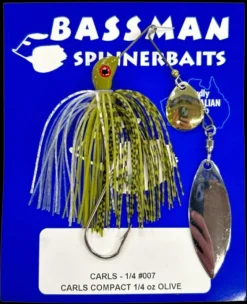 BASSMAN CARLS COMPACT SPINNERBAIT LURE 5/8oz - Colour 7