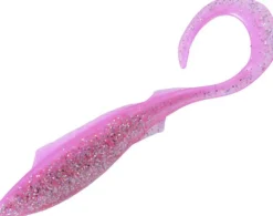 BERKLEY POWERBAIT NEMESIS CURL TAIL LURE 6.5 INCH - Pink Glitter