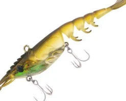 BERKLEY SHIMMA SHRIMP VIBE 100MM LURE - Olive Shrimp