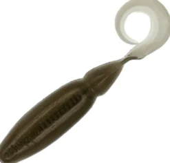 BIWAA CURLY GRUB 3.5 INCH LURE - Golden Shiner