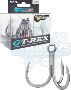 BKK GT-REX TREBLE HOOKS - 5/0 - Qty 5