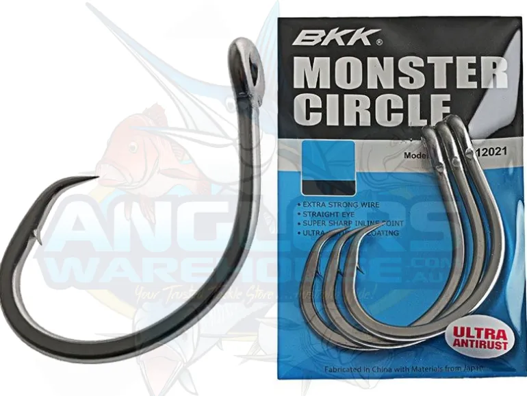 BKK MONSTER CIRCLE HOOK PACK 6/0 - Qty 5