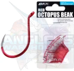 BKK RED OCTOPUS BEAK 50 PACK HOOKS 4/0 - Qty 50