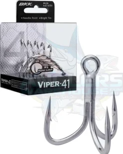 BKK VIPER 41 TREBLE HOOKS - 6 - Qty 8