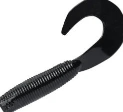 DAIWA BAIT JUNKIE 2.5 INCH GRUB LURE - #13 Black UV - Qty 8