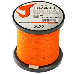 DAIWA J BRAID HOLLOW BRAID LINE 3000m ORANGE - 60lb