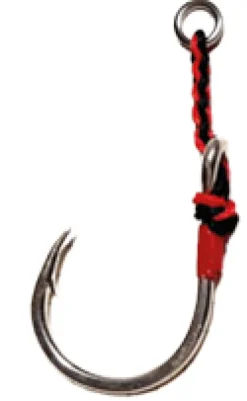 DAMIKI VEX JIGGING ASSIST HOOKS - Red - 7/0