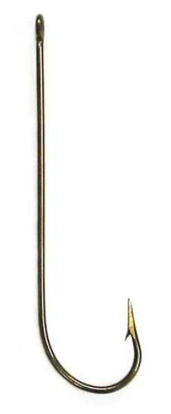 EAGLE CLAW 6044B LONG SHANK HOOKS - Size 10