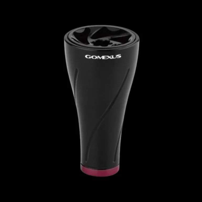 GOMEXUS ALUMINIUM KNOB 20mm - BKBKRD - Black Red