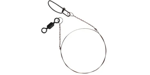HALCO SINGLE STRAND WIRE TRACE 25cm - 58lb
