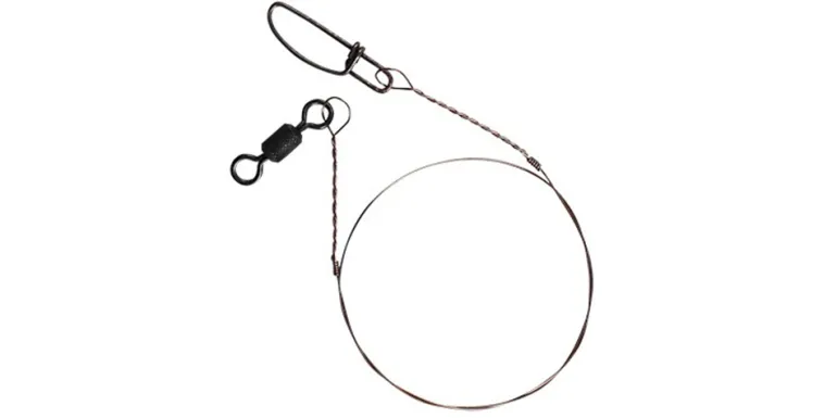 HALCO SINGLE STRAND WIRE TRACE 25cm - 58lb