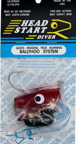 HEAD START DIVER BAIT RIG - Red