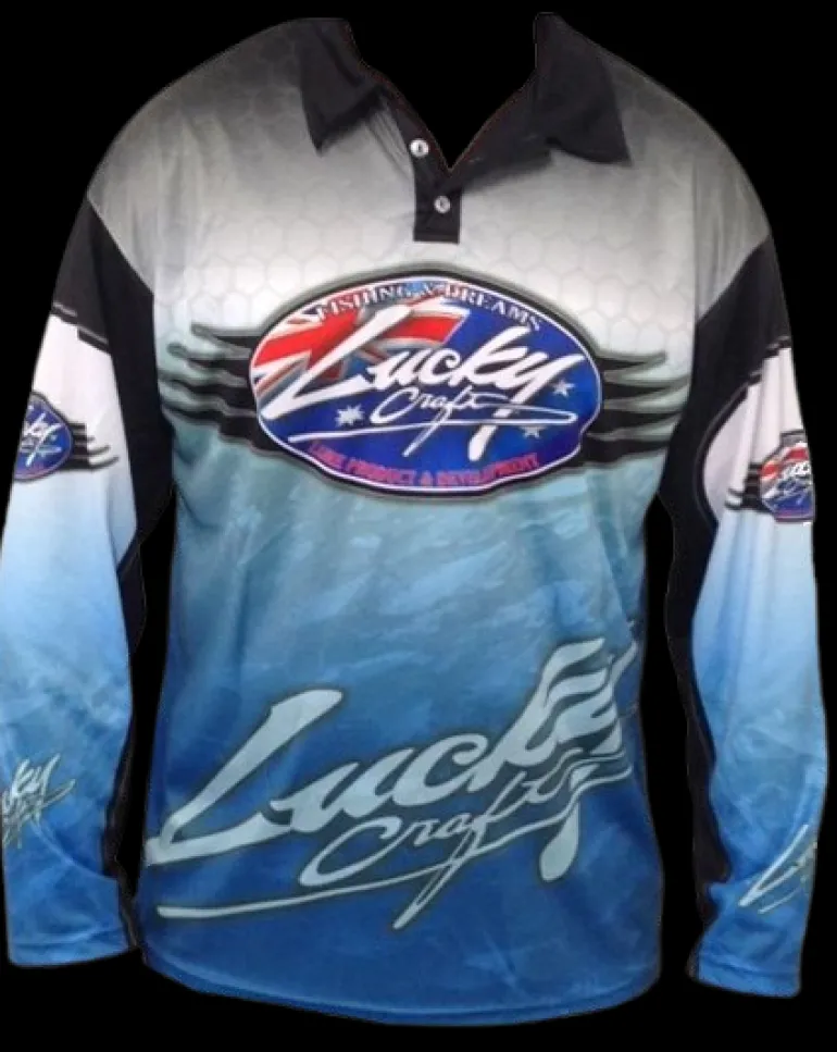 LUCKY CRAFT TOURNAMENT LONG SLEEVE FISHING SHIRT - Small