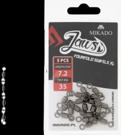 MIKADO JAWS FOURFOLD SWIVELS XL 35kg