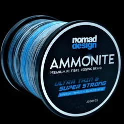 NOMAD AMMONITE JIGGING BRAID LINE 2000yds MULTI COLOUR - PE 2 - 39lb