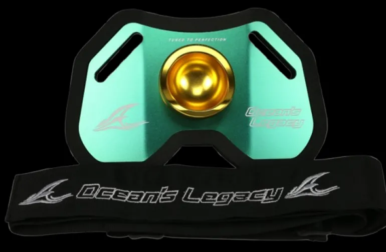 OCEANS LEGACY FIGHTING GIMBAL BELT ROD BUCKET SMALL - Seafoam Green