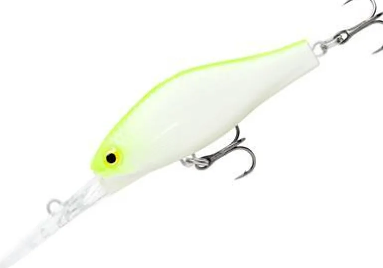RAPALA SHADOW RAP JACK DEEP 5cm LURE SFCU - Silver Fluorescent Chartreuse UV