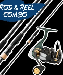 ROD REEL COMBO - DAIWA 23 KIX 2500D REEL & 13 FISHING MUSE BLACK MB2S610L2 ROD