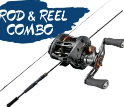 ROD REEL COMBO - DAIWA ALPHAS CT SV 70SHL REEL & SHIMANO BASS ONE XT+ 166L-BFS/2 ROD
