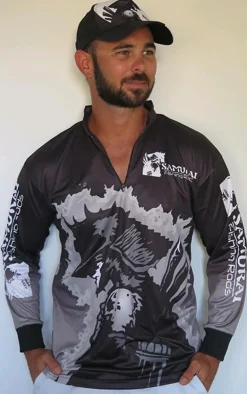 SAMURAI REACTION LONG SLEEVE TOURNAMENT FISHING SHIRT X Small