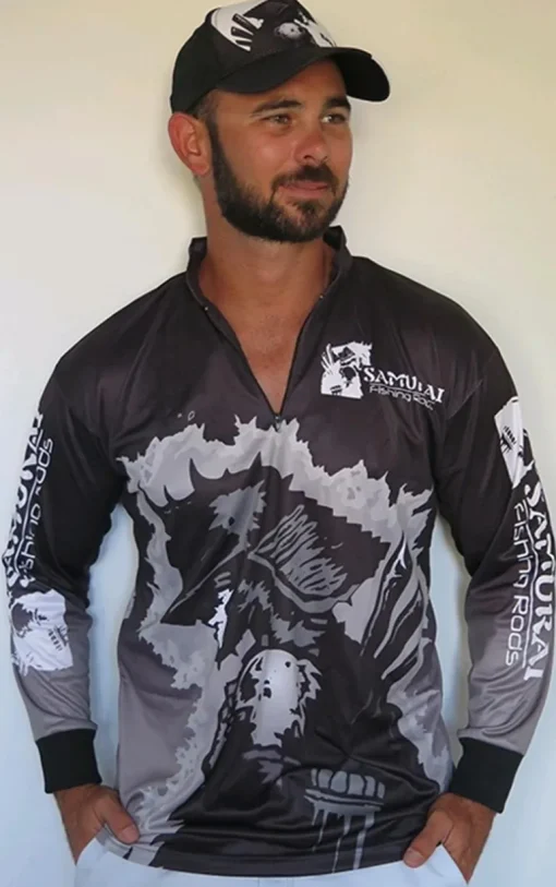 SAMURAI REACTION LONG SLEEVE TOURNAMENT FISHING SHIRT X Small