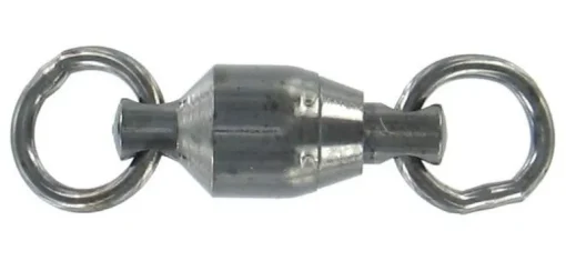 SHOGUN BLACK BALL BEARING SWIVEL WITH 2 WELDED RINGS #1 - 30lb- Qty 5pcs