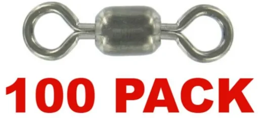 SHOGUN BLACK CRANE SWIVEL 100 PACK #6 - 50lb - 100pcs