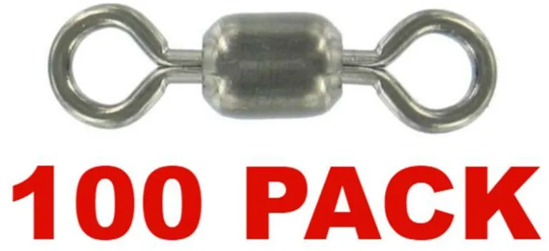 SHOGUN BLACK CRANE SWIVEL 100 PACK #6 - 50lb - 100pcs