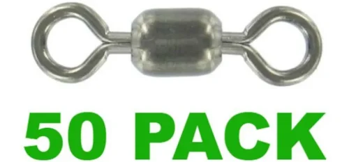 SHOGUN BLACK CRANE SWIVEL 50 PACK #6 - 55lb - 50pcs