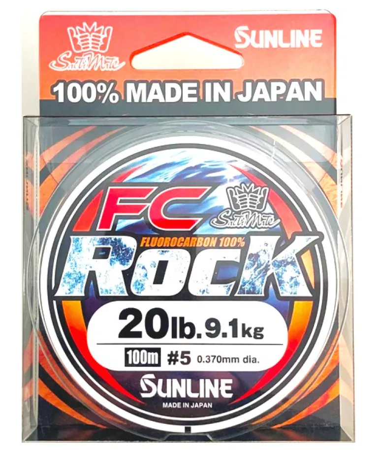 SUNLINE FC ROCK FLUOROCARBON LINE 100m - 2lb