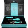 TOADFISH COASTAL KITCHEN COLLECTION WITH TEAL OYSTER KNIFE