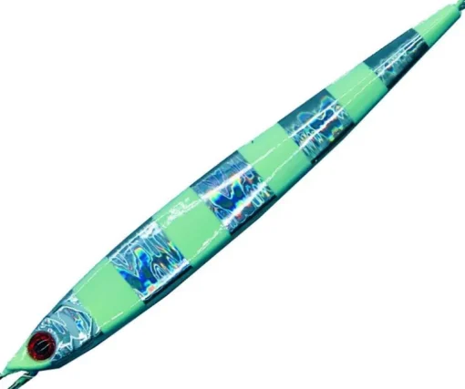 TODD EXPLORER LONG JIG LURE 120g - Chrome Zebra Glow