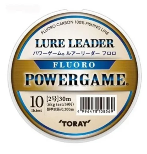 TORAY POWERGAME LURE LEADER FLUOROCARBON LINE 30m - 16lb