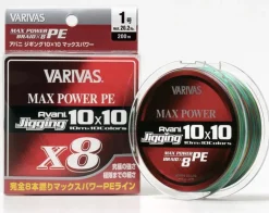 VARIVAS AVANI MAX POWER JIGGING 10x10 BRAID LINE 300m MULTI COLOUR - PE 1.0 - 20.2lb
